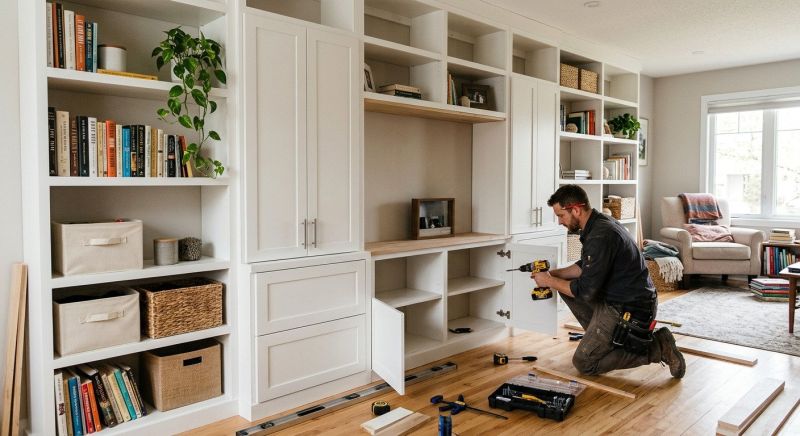 Mudroom Shelving Installation in Charlotte, NC